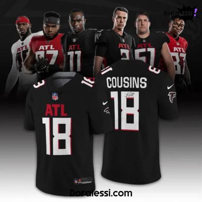 Atlanta Falcons Signature Men’s Kirk Cousins Black Vapor F.U.S.E. Limited- Edition Jersey