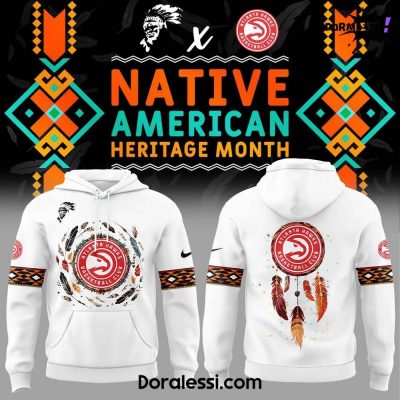 Atlanta Hawks Native American Heritage Month Combo Hoodie Pants Cap