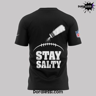 Baltimore Ravens STAY SALTY Black Tee