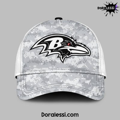 Baltimore Ravens Salute To Service Arctic Camo Hoodie Pants Cap