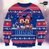 Carolina Panthers Mickey And Minnie Knitted Sweater