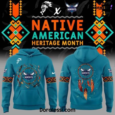 Charlotte Hornets Native American Heritage Month Combo Hoodie Pants Cap