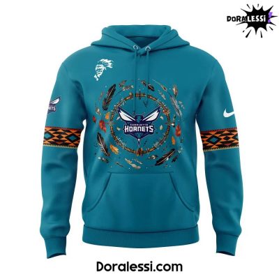 Charlotte Hornets Native American Heritage Month Combo Hoodie Pants Cap