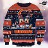 Carolina Panthers Mickey And Minnie Knitted Sweater