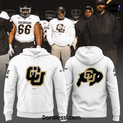 Colorado Buffaloes Football Coach Prime Limited Edition White Hoodie