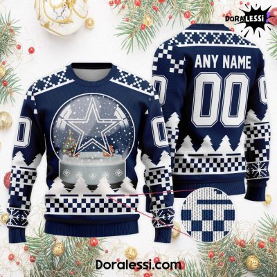 Dallas Cowboysls Specialized Design Merry Christmas Personalized Sweater