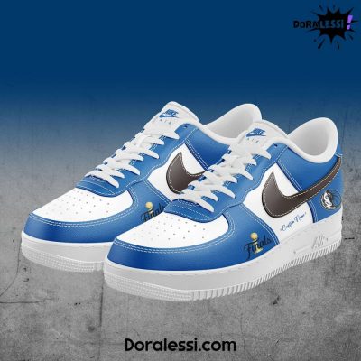 Dallas Mavericks Champion 2024 Custom Name Air Force 1 Shoes