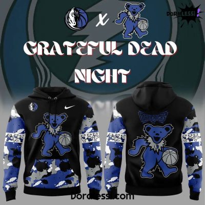 Dallas Mavericks X Limited Edition Grateful Dead Night Combo Hoodie, Pants, Cap