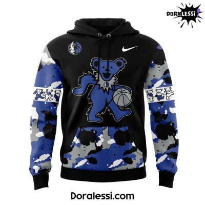 Dallas Mavericks X Limited Edition Grateful Dead Night Combo Hoodie, Pants, Cap