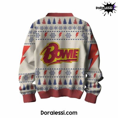 David Bowie Merry Chrismas Ugly Sweater