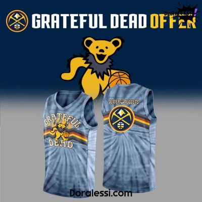 Denver Nuggets X Limited Edition Grateful Dead Night Basketball Jersey