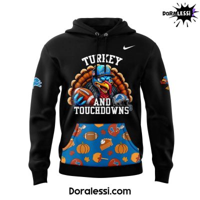 Detroit Lions Happy Thanksgiving Day Limited Edition Black Hoodie