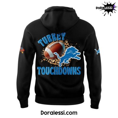 Detroit Lions Happy Thanksgiving Day Limited Edition Black Hoodie