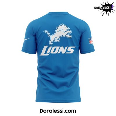 Detroit Lions Happy Thanksgiving Day Limited Edition Blue Tshirt