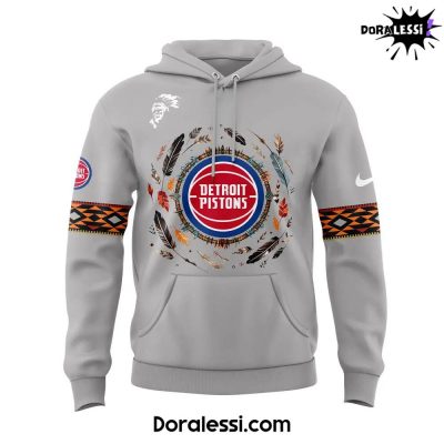 Detroit Pistons Native American Heritage Month Combo Hoodie Pants Cap