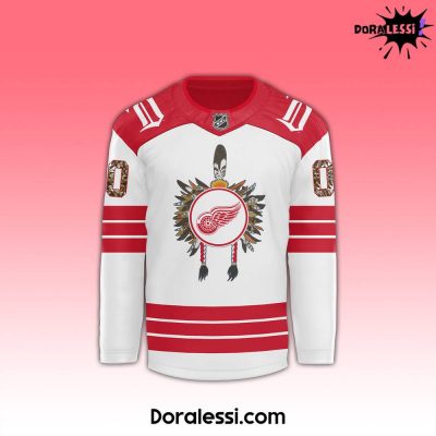 Detroit Red Wings NHL Native American Heritage Hockey Jersey