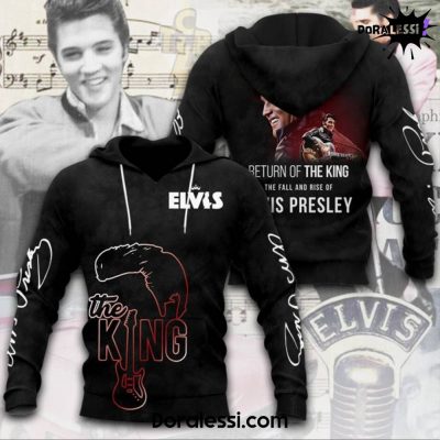 Elvis Presley Turn Off The King The Fall And Rise Of Elvis Presley Black Hoodie