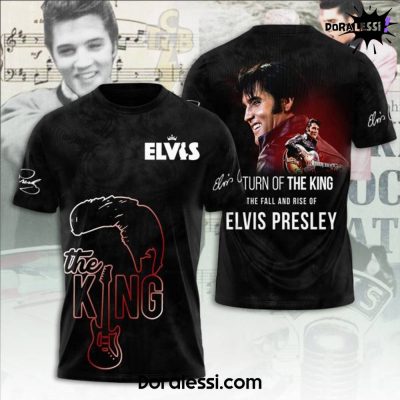 Elvis Presley Turn Off The King The Fall And Rise Of Elvis Presley Black T-Shirt