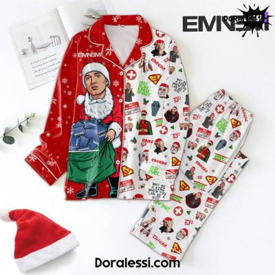 Eminem X Merry Christmas Premium Pyjama Set