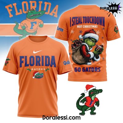 Florida Gators I Steal Touchdown Not Chrismas Go Gators T-Shirt