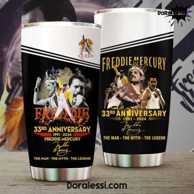 Freddie Mercury The Legend 33th Anniversary Tumbler Cup