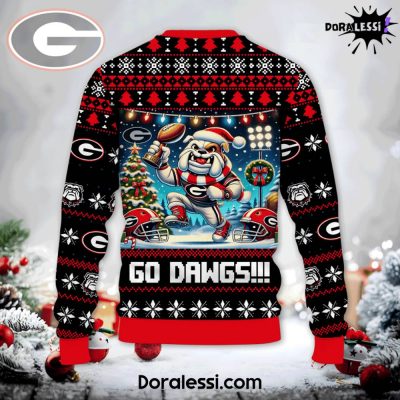 Georgia Bulldogs Go Dawgs Chrismas Premium Sweater