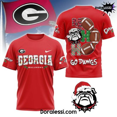 Georgia Bulldogs Go Dawgs Premium Red T-Shirt