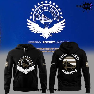 Golden State Warriors Hoops for Troops Limited Edition Black Hoodie