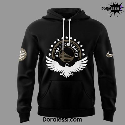 Golden State Warriors Hoops for Troops Limited Edition Black Hoodie