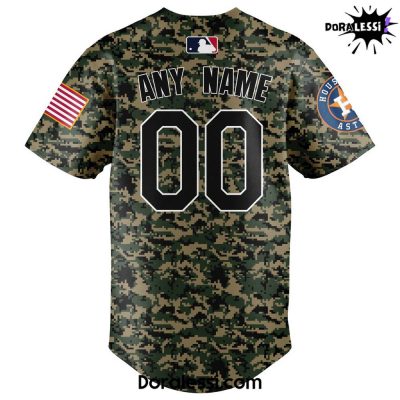 Houston Astros Unisex Veterans Day Premium Limited Baseball Jersey