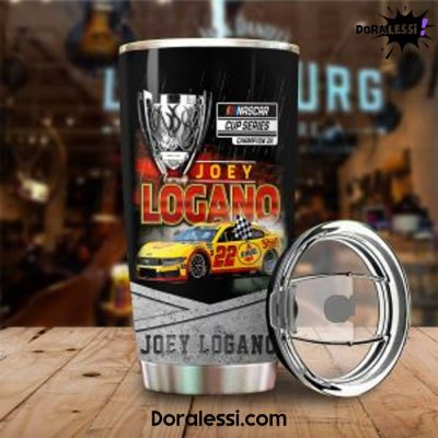 Joey Logano 3X Champions NASCAR Cup Series Tumbler Cup