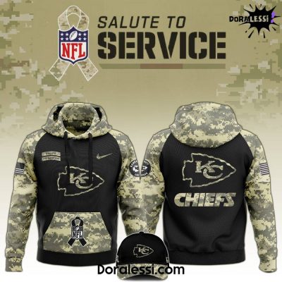 Kansas City Chiefs 2024 Salute to Service Club Limited Edition Camo Hoodie