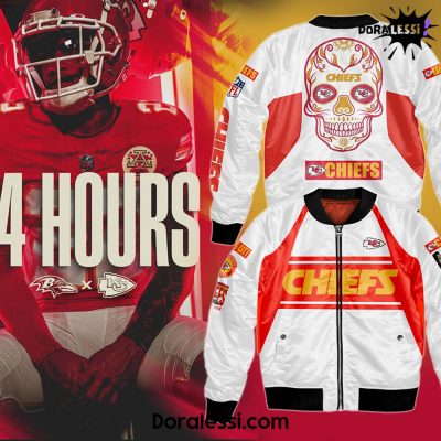 Kansas City Chiefs Skull Bomber Jacket