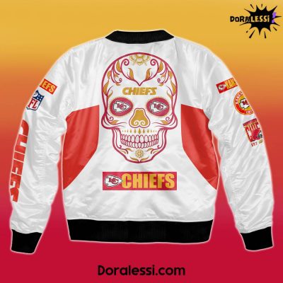 Kansas City Chiefs Skull Bomber Jacket