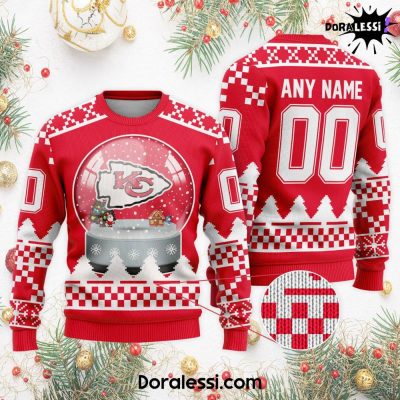 Kansas City Chiefs Specialized Design Merry Christmas Personalized Sweater