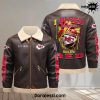 San Francisco 49ers X IBleed Black&Red Leather Jacket