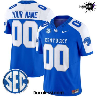 Kentucky Wildcats 2024 Vapor Limited All Stitched Royal Alternate Jersey