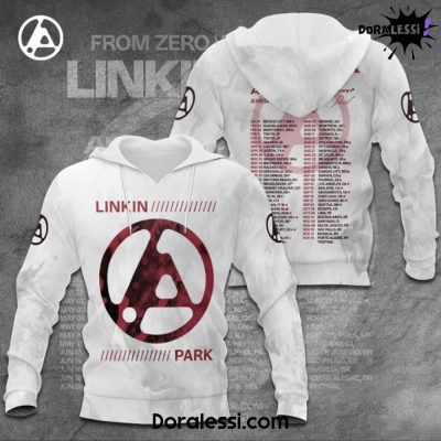 Linkin Park From Zero World Tour White Hoodie