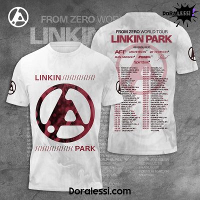 Linkin Park From Zero World Tour White T-Shirt