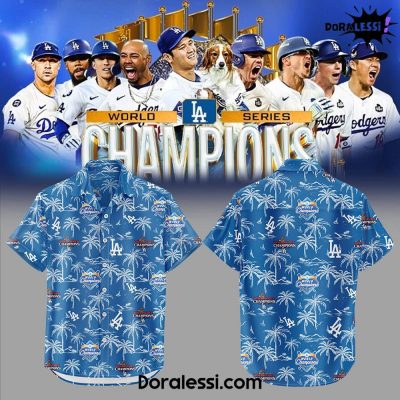 Los Angeles Dodgers 2024 World Series Champions Hawaiian Shirt