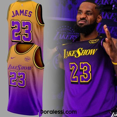 Los Angeles Lakers Lake Show Basketball Jersey