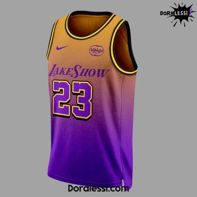 Los Angeles Lakers Lake Show Basketball Jersey