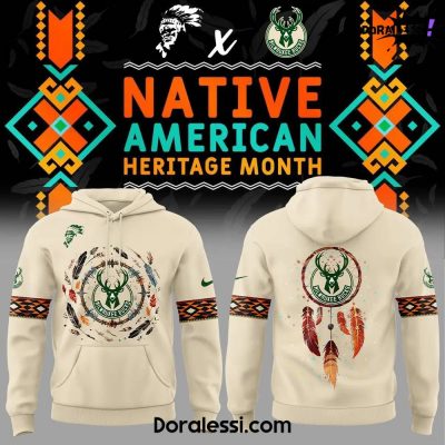 Milwaukee Bucks Native American Heritage Month Combo Hoodie Pants Cap