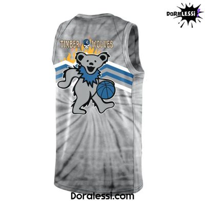 Minnesota Timberwolves X Limited Edition Grateful Dead Night Basketball Jersey