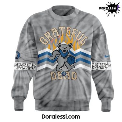 Minnesota Timberwolves X Limited Edition Grateful Dead Night Sweatshirt