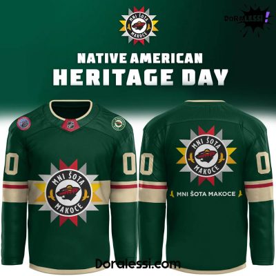 Minnesota Wild Native American Heritage Limited Edition Hockey Jersey