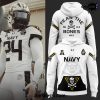 Navy Midshipmen Under Armour Black Rivalry Fear The Bones Hoodie