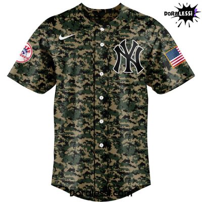 New York Yankees Unisex 2024 Veterans Day Premium Limited Baseball Jersey