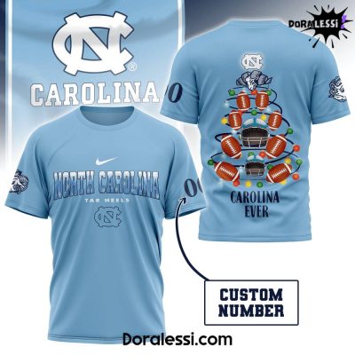 North Carolina Tar Heels Carolina Ever Custom Blue T-Shirt