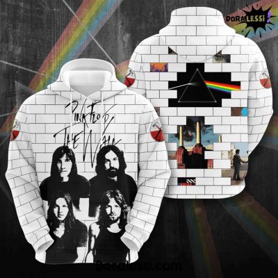 Pink Floyd The Walk Premium White Hoodie